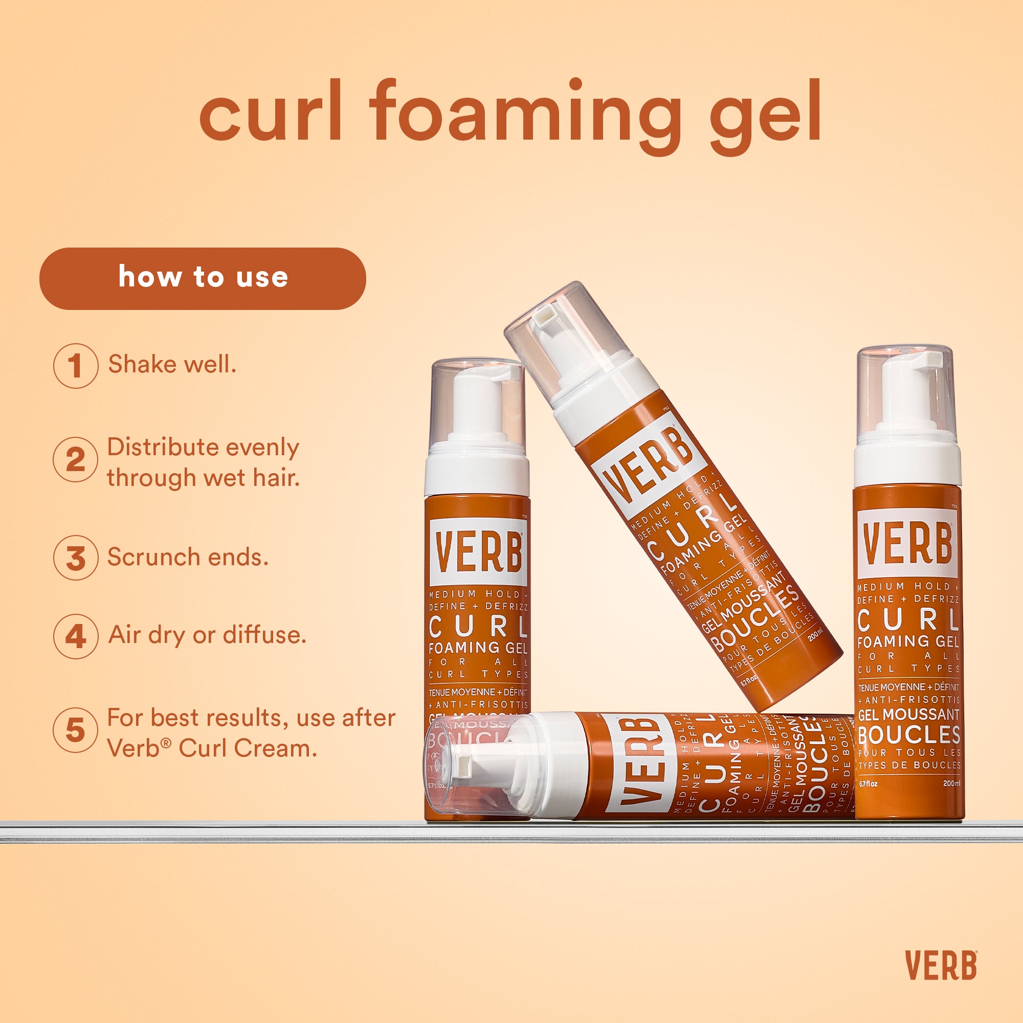 curl foaming gel